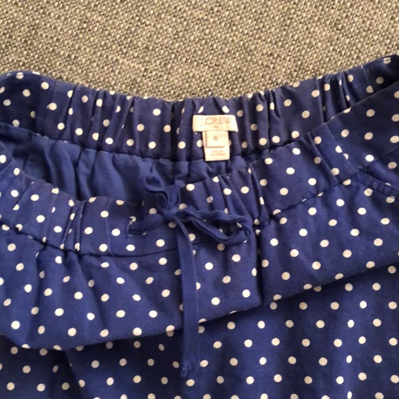 Jcrew polka dot skirt size 8 - Picture 2 of 2